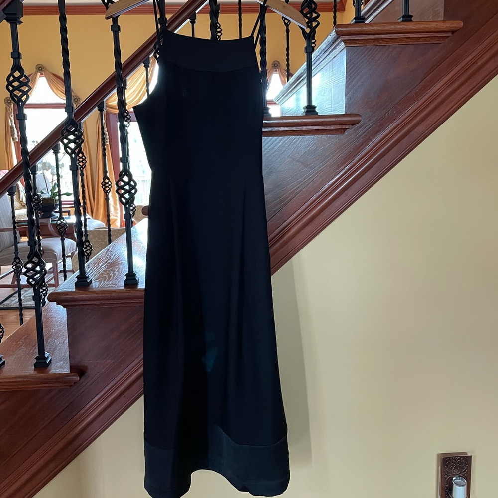 Banana Republic Elegant Black Midi Dress